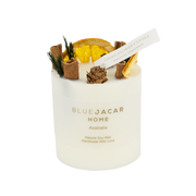 Midnight in Christmas Dried Flower Candle