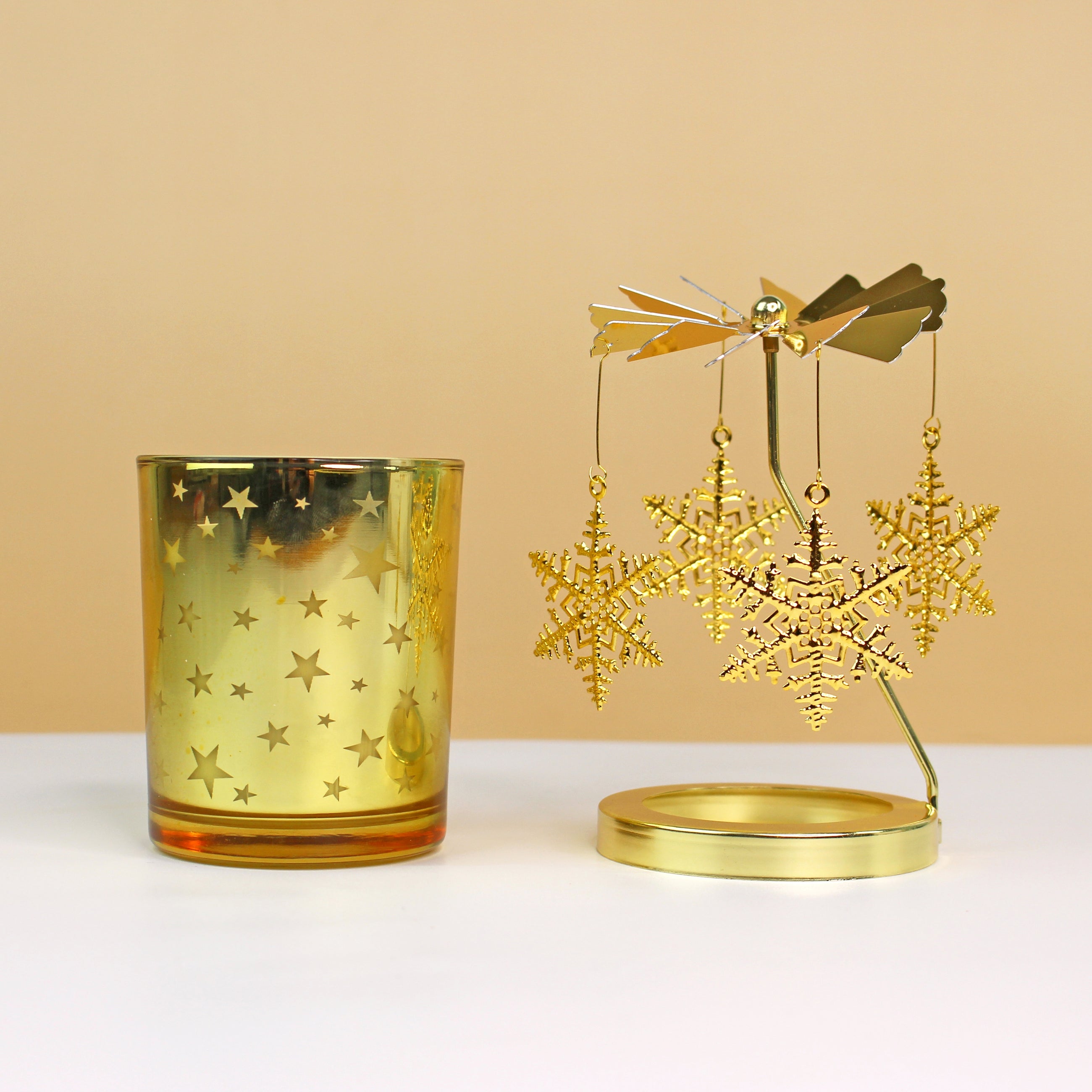 Summer Snow Candle Carousel Gift Set
