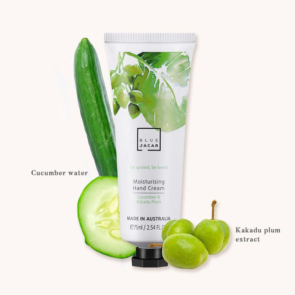 Cucumber & Kakadu Plum Moisturising Hand Cream - Blue Jacar, Hand Cream