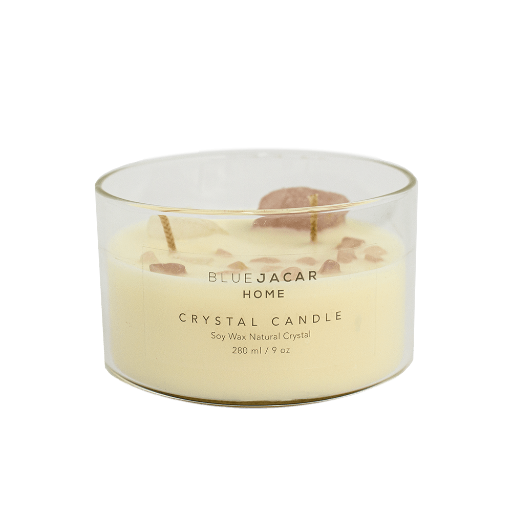 'Love Pomelo' Crystal Healing Candle - Blue Jacar, Candle