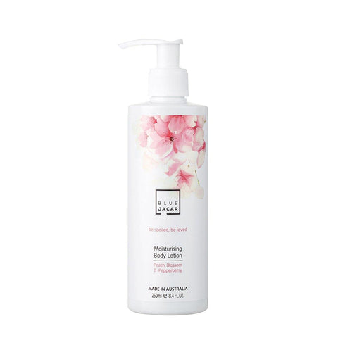 Peach Blossom & Pepperberry Moisturising Body Lotion - Blue Jacar, Body Care