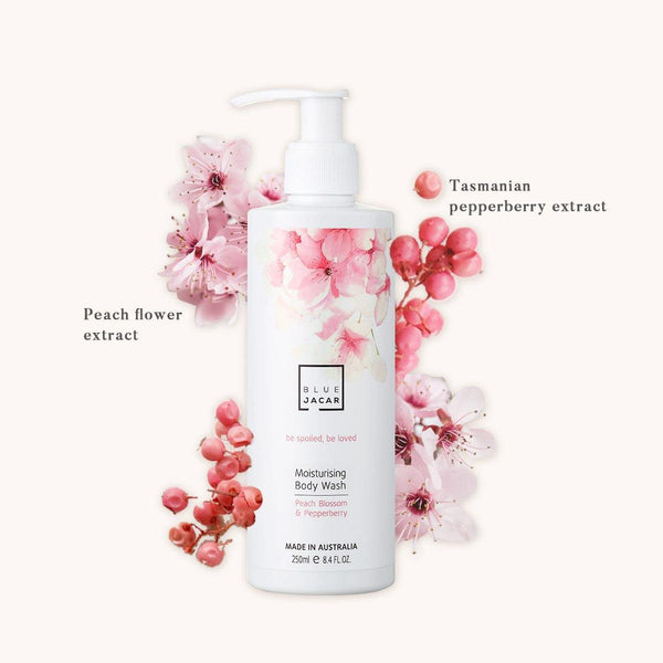 Peach Blossom & Pepperberry Moisturising Body Wash - Blue Jacar, Body Care