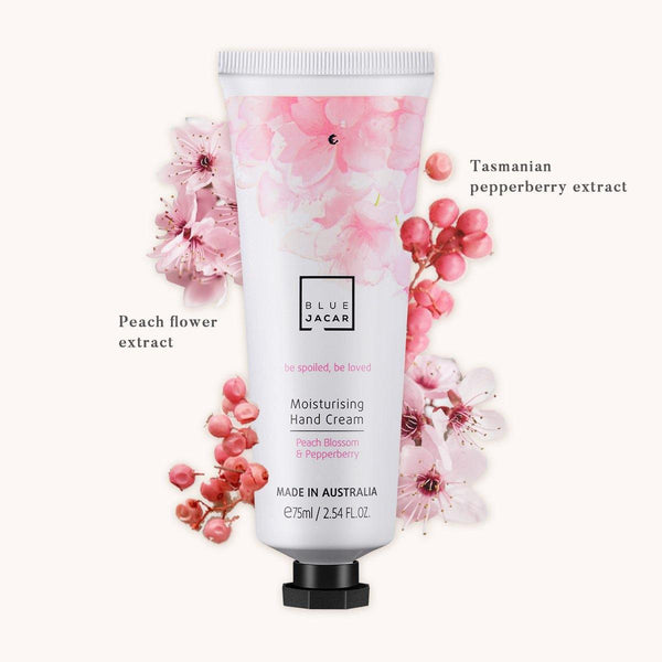 Peach Blossom & Pepperberry Moisturising Hand Cream - Blue Jacar, Hand Cream