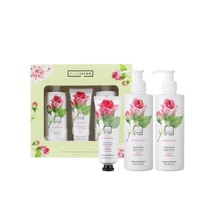 Be Loved Hand & Body Trio Gift Set - Rose & Pomegranate - Blue Jacar, Body Care