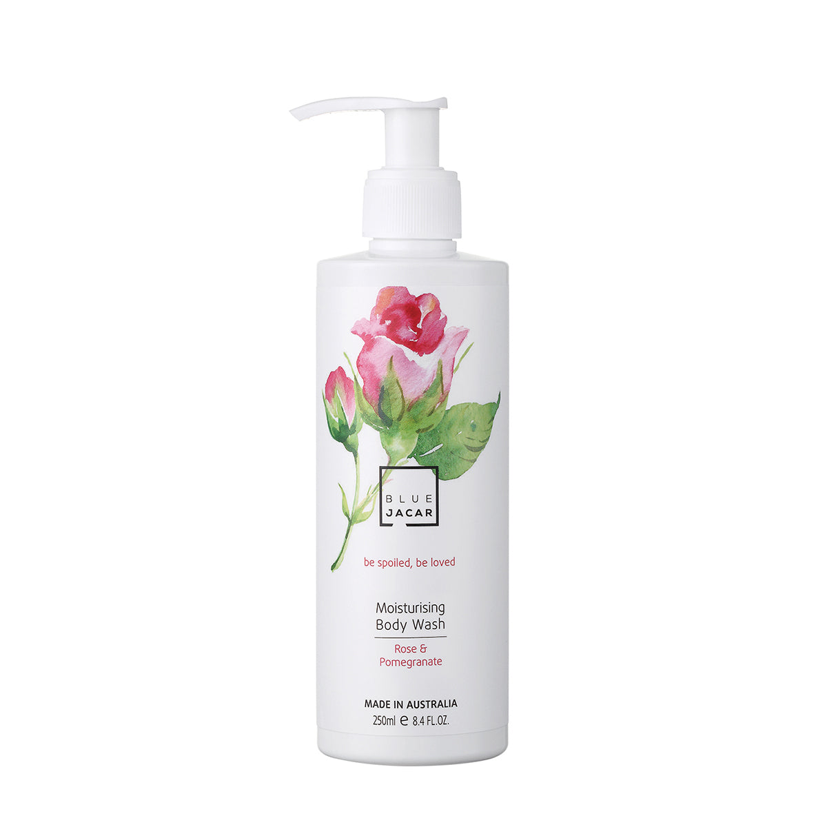 Rose & Pomegranate Moisturising Body Wash - Blue Jacar, Body Care