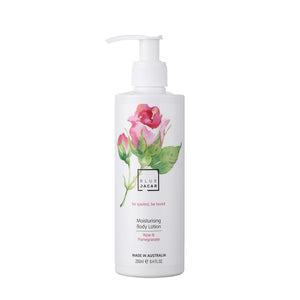 Rose & Pomegranate Moisturising Body Lotion - Blue Jacar, Body Care