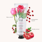 Rose & Pomegranate Moisturising Hand Cream with Sunscreen - Blue Jacar, Hand Cream