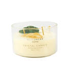 'Summer Sea Breeze' Crystal Healing Candle - Blue Jacar, Candle