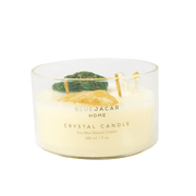 'Summer Sea Breeze' Crystal Healing Candle - Blue Jacar, Candle
