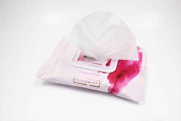 Micellar & Rosewater Cleansing Facial Wipes - Blue Jacar, Skin Care