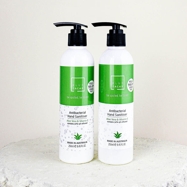 Antibacterial Hand Sanitiser 250ml 2 for 1 Duo Protect - Blue Jacar, Skin Care