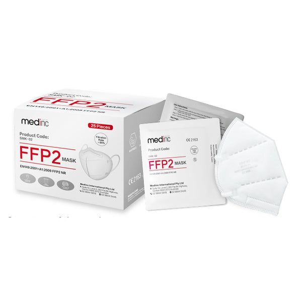 Medinc FFP2 Protective Filtering Half Mask 25pcs