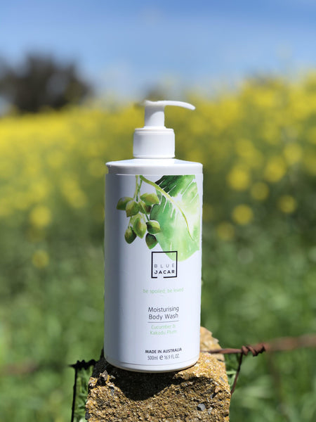 Cucumber & Kakadu Plum Moisturising Body & Hand Wash - Blue Jacar, Body Care