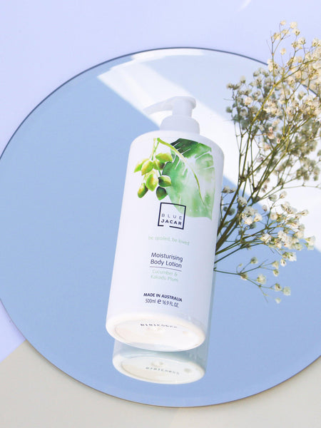 Cucumber & Kakadu Plum Moisturising Body Lotion - Blue Jacar, Body Care